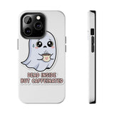 Dead Inside But Caffeinated — Tough Phone Case