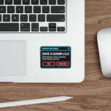 Give A Damn v2 Update Available — Sticker