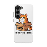 If It Fits I Sits — Tough Phone Case