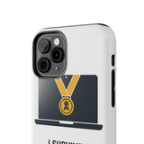 I Survived Another Meeting — Tough Phone Case