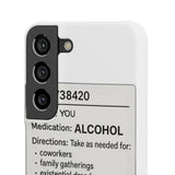 RX Prescription Alcohol — Snap Phone Case