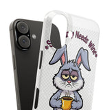 Somebunny Needs Wine — Snap Phone Case
