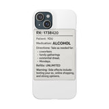RX Prescription Alcohol — Snap Phone Case