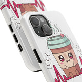 Running On Caffeine And Anxiety — Tough Phone Case