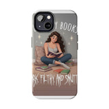 I like my books color — Tough Phone Case