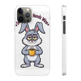 Somebunny Needs Wine — Snap Phone Case