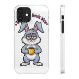 Somebunny Needs Wine — Snap Phone Case