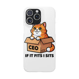 If It Fits I Sits — Snap Phone Case