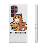 If It Fits I Sits — Snap Phone Case