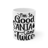 Santa Came Twice — Mug