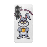 Somebunny Needs Wine — Snap Phone Case