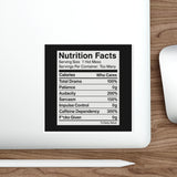 Nutrition Facts Hot Mess — Sticker