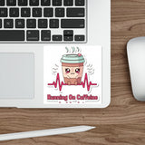 Running On Caffeine And Anxiety — Sticker