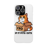 If It Fits I Sits — Snap Phone Case