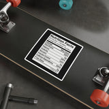 Nutrition Facts Hot Mess — Sticker