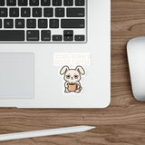 Some Bunny Needs Coffee — Sticker