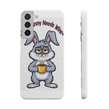 Somebunny Needs Wine — Snap Phone Case
