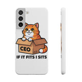 If It Fits I Sits — Snap Phone Case