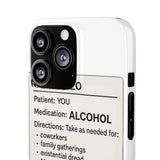 RX Prescription Alcohol — Snap Phone Case