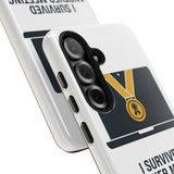 I Survived Another Meeting — Tough Phone Case