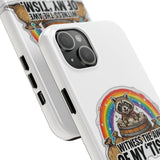 Racoon Tism — Tough Phone Case