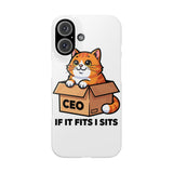 If It Fits I Sits — Snap Phone Case