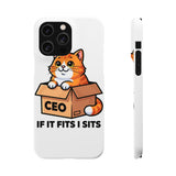 If It Fits I Sits — Snap Phone Case