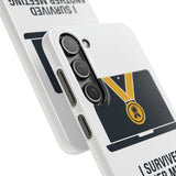 I Survived Another Meeting — Snap Phone Case