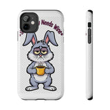 Somebunny Needs Wine — Tough Phone Case