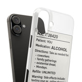 RX Prescription Alcohol — Snap Phone Case