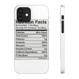 Nutrition Facts Hot Mess — Snap Phone Case