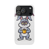 Somebunny Needs Wine — Snap Phone Case