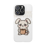 Some Bunny Needs Coffee — Snap Phone Case