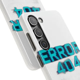 Error 404 Motivation Not Found — Snap Phone Case