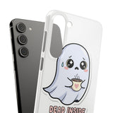 Dead Inside But Caffeinated — Snap Phone Case