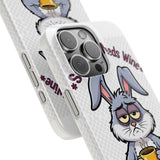 Somebunny Needs Wine — Snap Phone Case