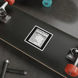 Nutrition Facts Hot Mess — Sticker