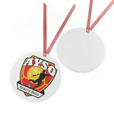 AYSO Soccer Metal Ornament - Christmas Decoration for Sports Lovers