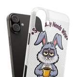 Somebunny Needs Wine — Snap Phone Case