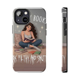 I like my books color — Tough Phone Case