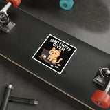 Zero Fluffs Given — Sticker