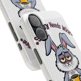 Somebunny Needs Wine — Snap Phone Case