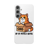 If It Fits I Sits — Snap Phone Case