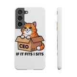 If It Fits I Sits — Snap Phone Case