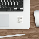 RX Prescription Alcohol — Sticker