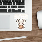 Some Bunny Needs Coffee — Sticker