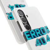 Error 404 Motivation Not Found — Snap Phone Case