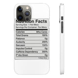 Nutrition Facts Hot Mess — Snap Phone Case