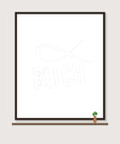 Alpha Bitch Art Print mockup