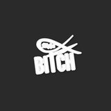 Alpha Bitch Vinyl Sticker - Printful Mockup